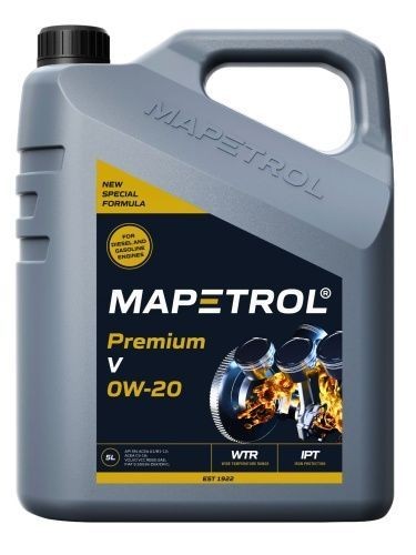 Car oil MAPETROL 0W-20, 5l longlife MAP0091