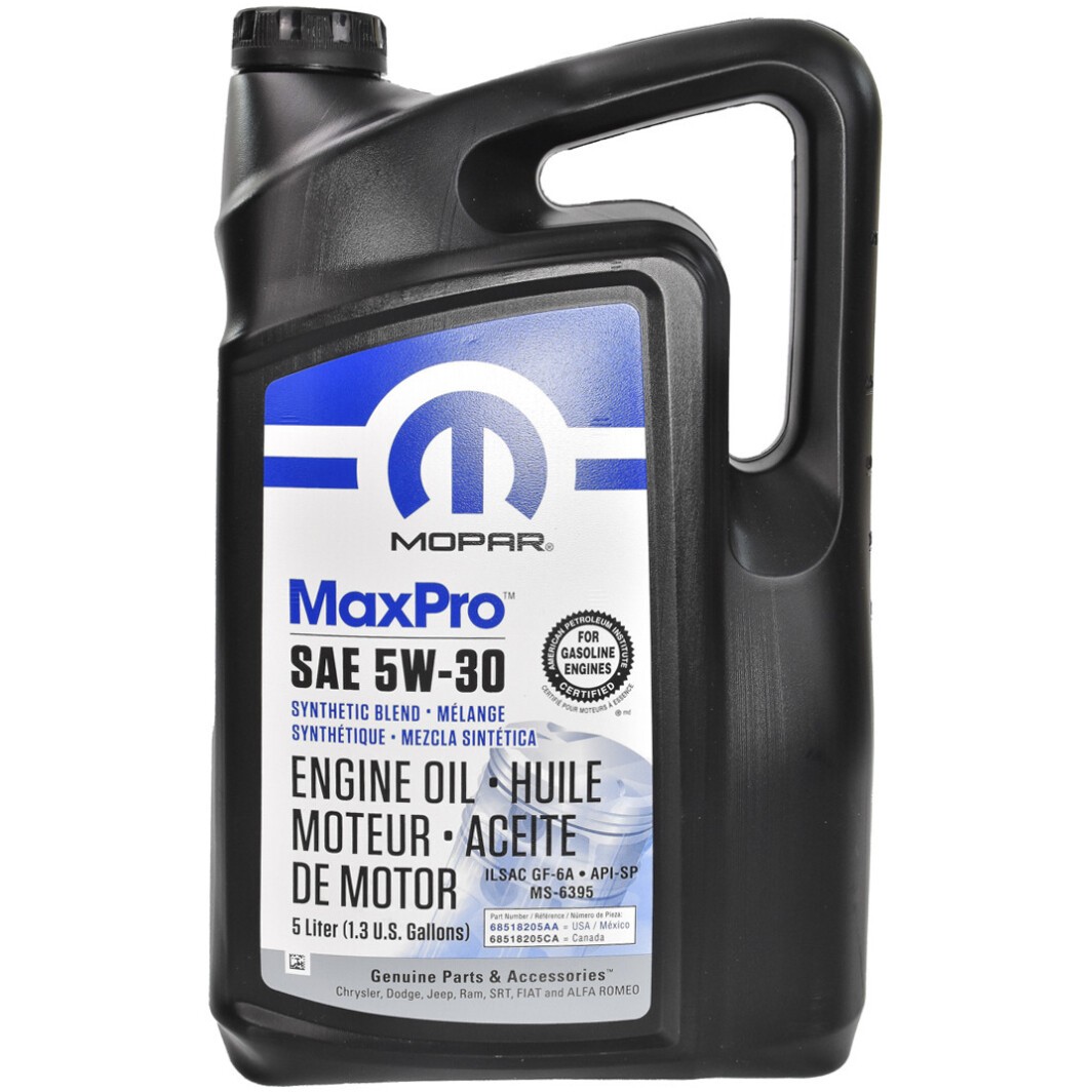 Motor oil GM 6094-M MOPAR - 68518205AA MaxPro