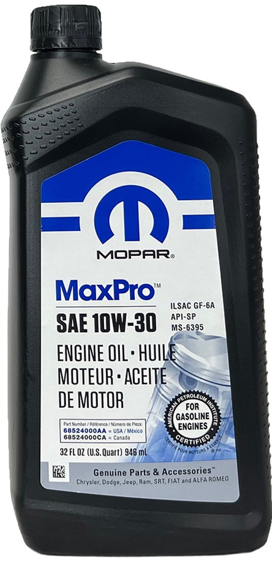 MOPAR MaxPro 68524000AA Car oil HONDA Accord VI Coupe (CG) 2.0 145 hp Petrol 2002