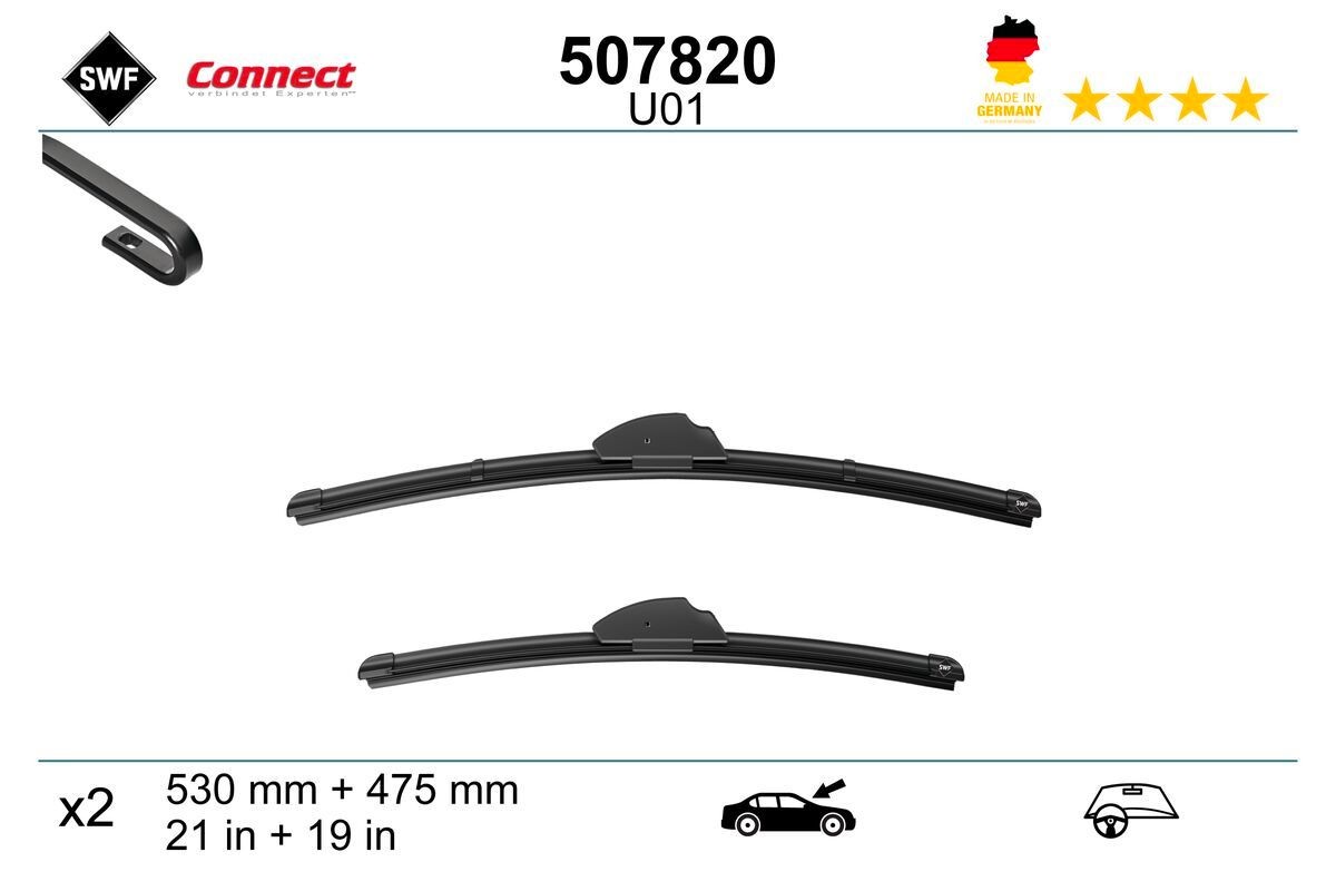 Nissan MAXIMA Window wipers 22777235 SWF 507820 online buy