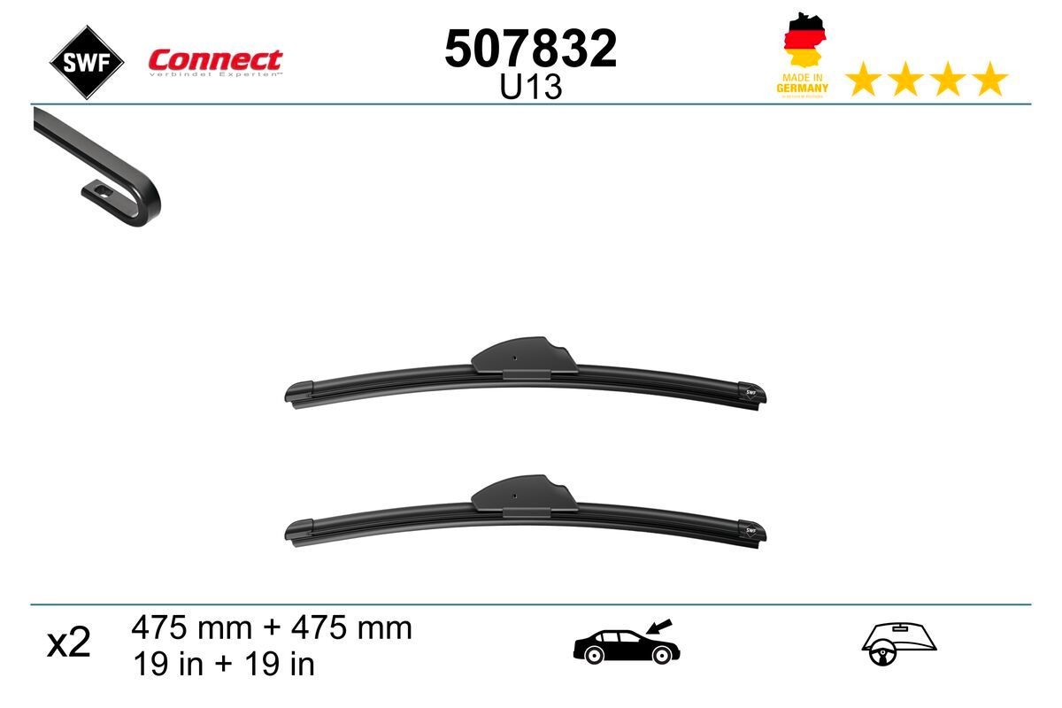Mazda 929 Wiper 22777247 SWF 507832 online buy