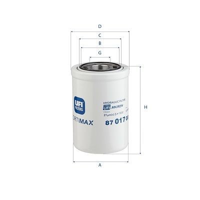 UFI 87.017.00 Oil filter 90-2900