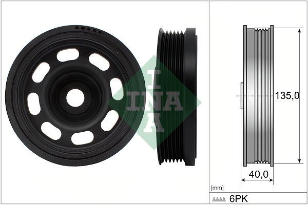 INA 544018410 Crankshaft pulley VW Caddy V Kombi (SBB, SBJ) 1.5 TGI CNG 131 hp Petrol/Compressed Natural Gas (CNG) 2024 price