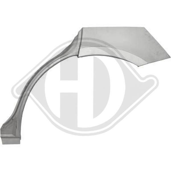 DIEDERICHS 9412431 Side panel AUDI A6 2013 in original quality