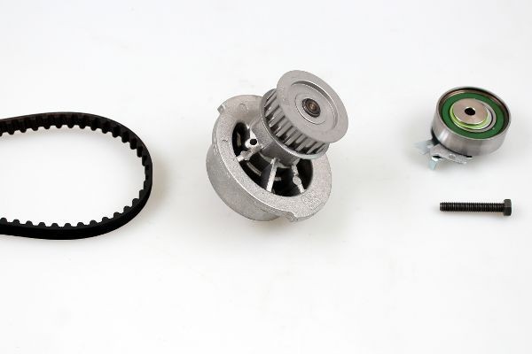 Timing belt set HEPU without thermostat, Number of Teeth: 111, Width: 17 mm - PK03121