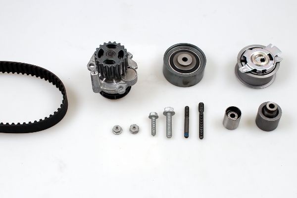 HEPU PK06543 Water pump and timing belt kit with bolts/screws, Number of Teeth: 160, Width: 30 mm