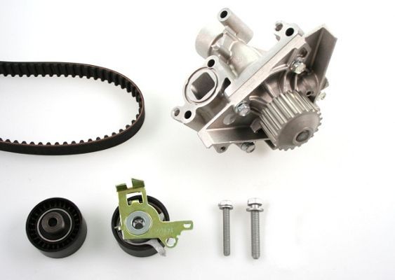 HEPU PK08971 Water pump and timing belt kit with bolts/screws, with screw set, Number of Teeth: 153, Width: 25 mm