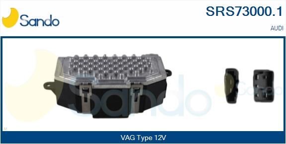 SANDO SRS730001 Blower motor resistor Audi A5 B8 Convertible 2.0 TFSI quattro 220 hp Petrol 2013 price