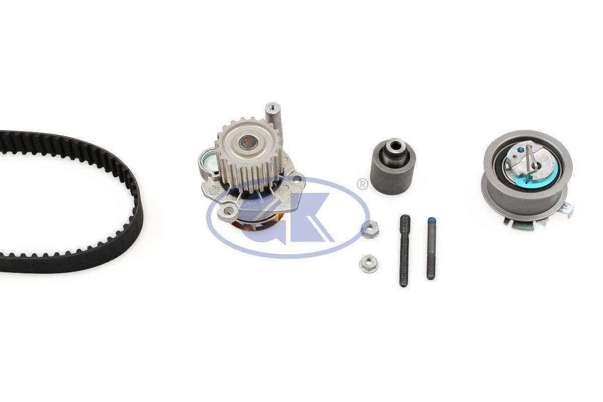 GK K980256A Water pump and timing belt kit