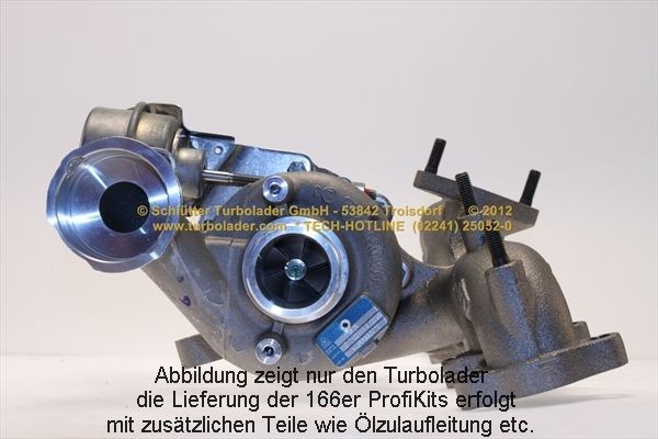 Turbo for VW Transporter T5 1.9 TDI 105 hp Diesel 77 kW 2003 - 2009 AXB ▷  AUTODOC