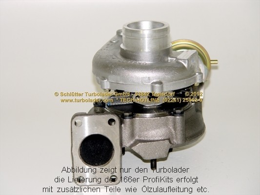 166-02330 SCHLÜTTER TURBOLADER Turbocompresor - comprar online