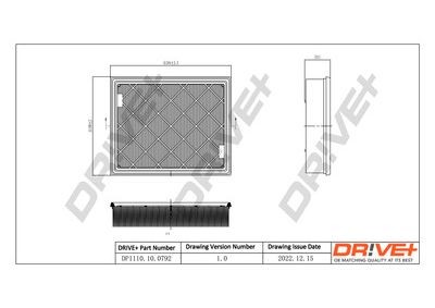 Dr!ve+ DP1110100792 Air filters FORD Mondeo Mk5 Hatchback (CE) 2.0 EcoBlue 120 hp Diesel 2023 price