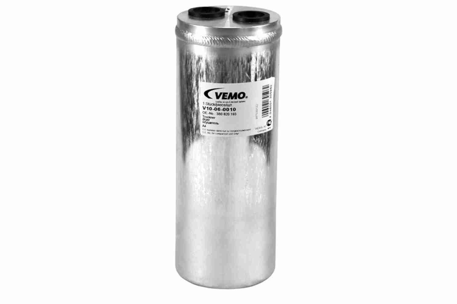 VEMO Original Quality V10-06-0010 Dryer, air conditioning Aluminium