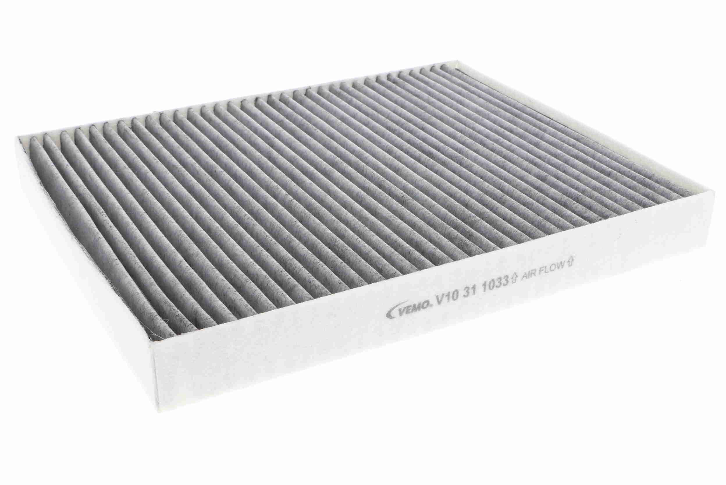Air conditioner filter Volkswagen TRANSPORTER 2015 in original quality VEMO V10-31-1033