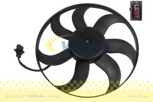 VEMO Q+ original equipment manufacturer quality MADE IN GERMANY V15-01-1884 Fan, radiator 6Q0 121 206 D