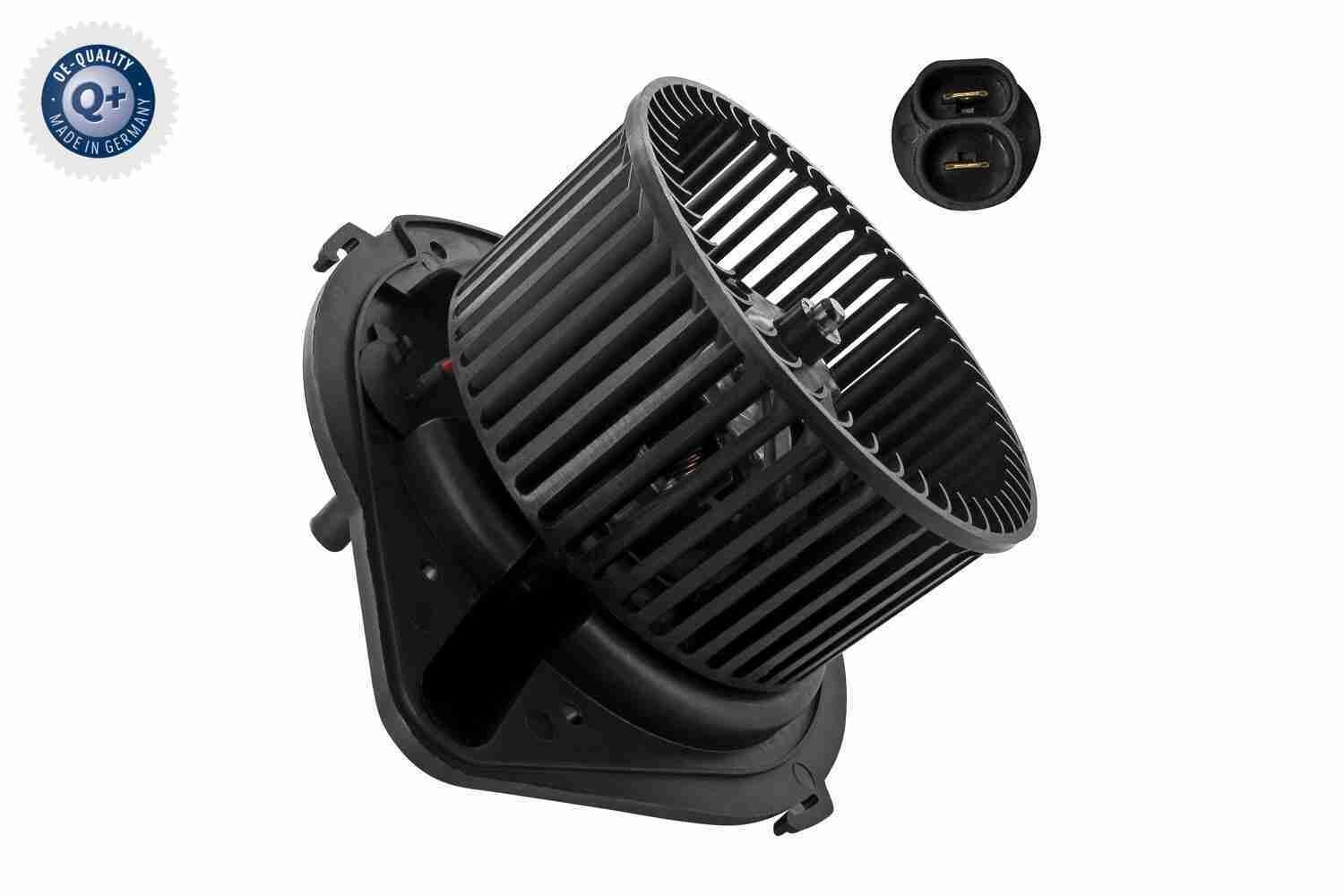 VEMO Q+, original equipment manufacturer quality MADE IN GERMANY V15-03-1867 Interior Blower for vehicles with automatic climate control, for right-hand drive vehicles, with integrated regulator
