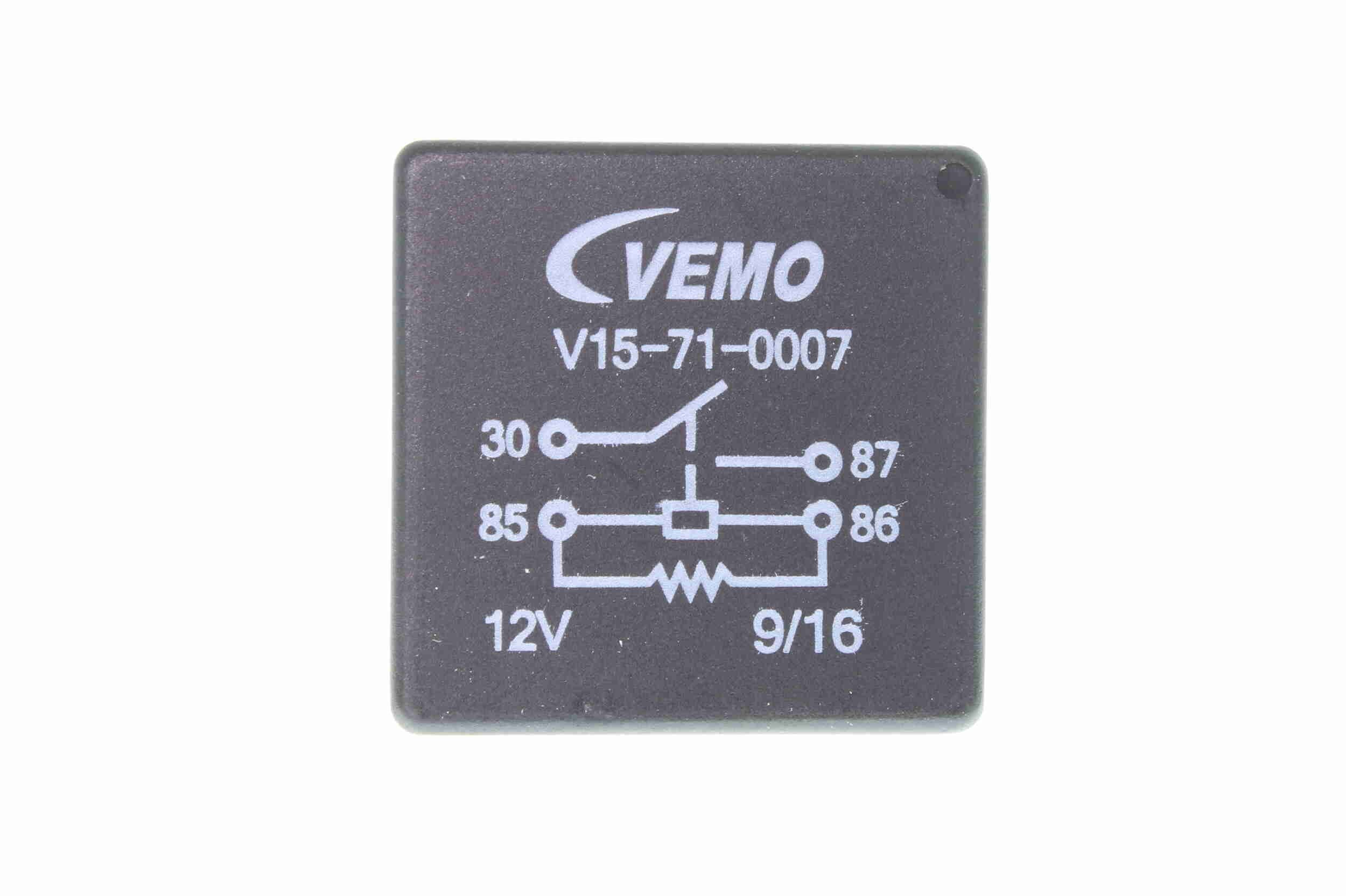 VEMO V15-71-0007 Relay, radiator fan castor
