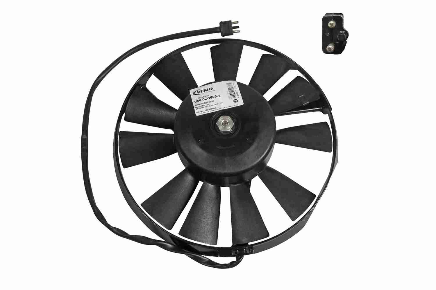 VEMO Q+ original equipment manufacturer quality V30-02-1603-1 Fan, radiator 000 500 60 93