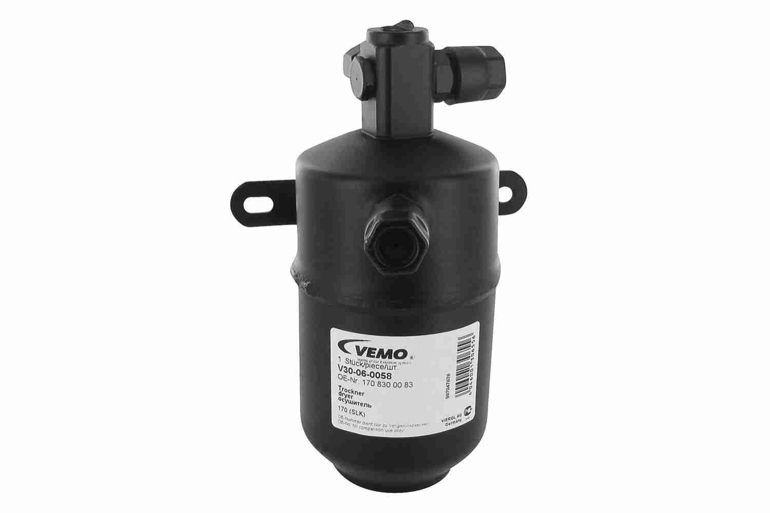 V30-06-0058 VEMO Air conditioning dryer MERCEDES-BENZ Cast Steel