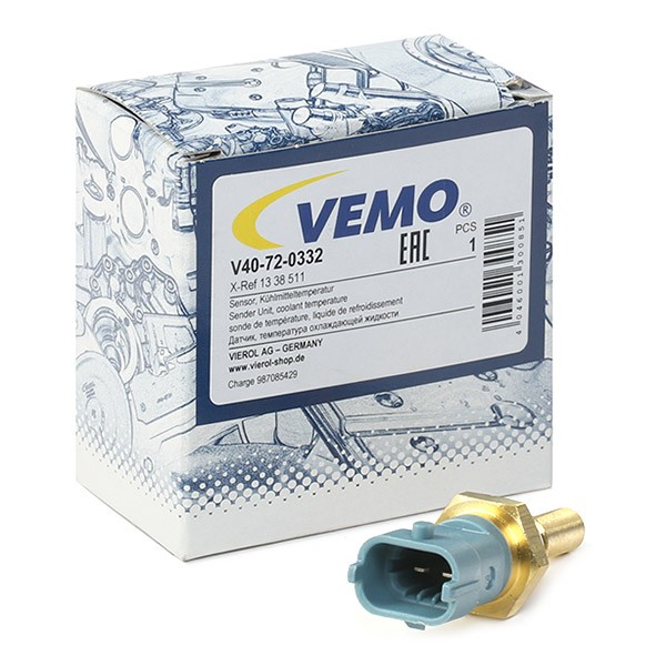 V40-72-0332 VEMO Sensor, Kühlmitteltemperatur IVECO Trakker