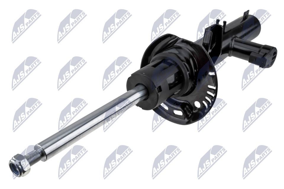 Shocks NTY Front Axle Left, Front Axle Right, Gas Pressure, Electronically adjustable shock strength, Suspension Strut, Top pin, Bottom Clamp - A-VW-000
