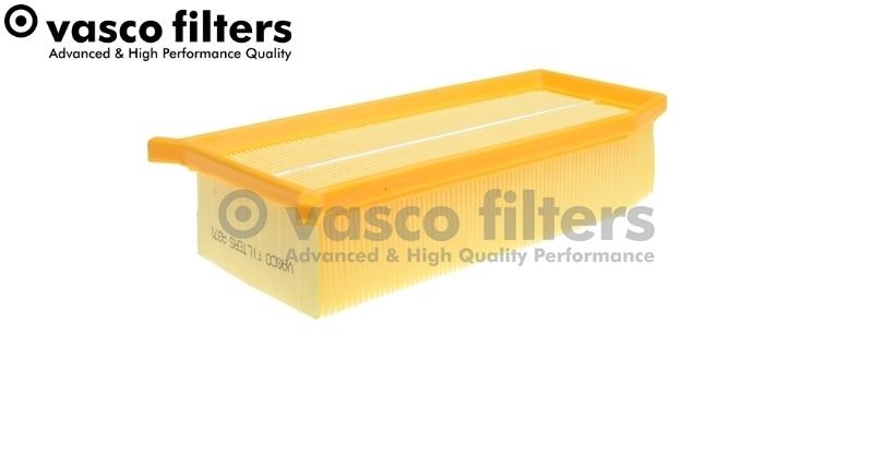 DAVID VASCO A379 Air filter 61mm, 124mm, 271mm, rectangular, Filter Insert