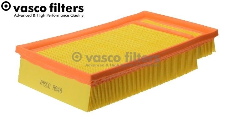 Air filters DAVID VASCO 57mm, 169mm, 283mm, rectangular, Filter Insert - A948