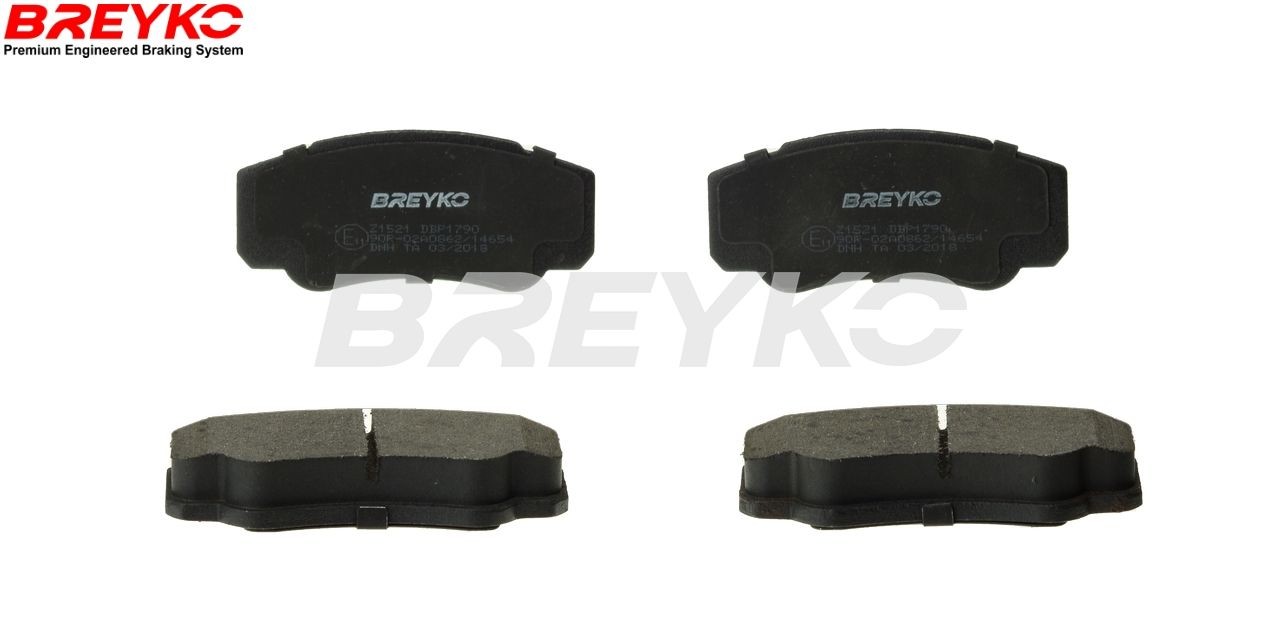 Original Z1521 DAVID VASCO Brake pads FIAT