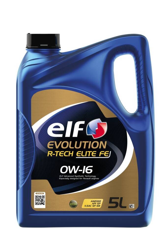 Buy Engine oil ELF petrol 2229719 Evolution, R-Tech Elite FE 0W-16, 5l