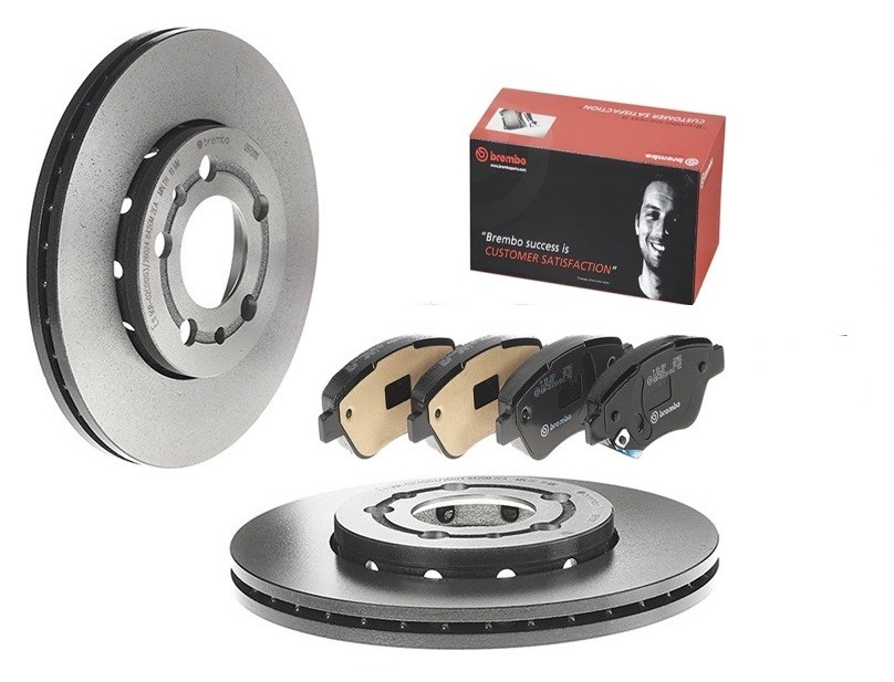 BREMBO Brake pads and discs rear and front Golf VI new BRB3405N0030
