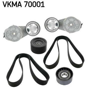 SKF VKMA70001 Deflection / Guide Pulley, v-ribbed belt 22923707