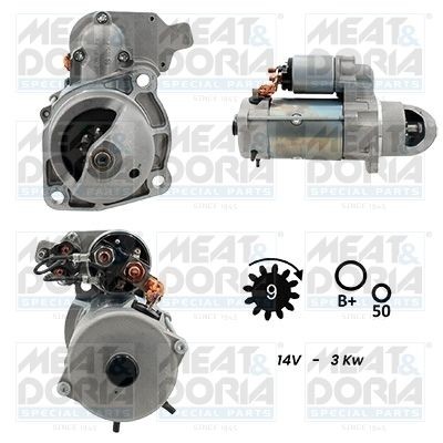 MEAT & DORIA 5010516G Starter motor A004 151 93 01