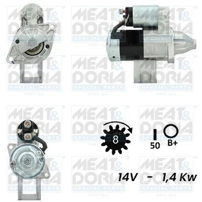 MEAT & DORIA 5035739G Starter motor M0T88084