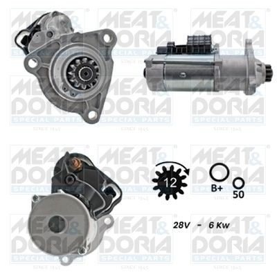 MEAT & DORIA 5110078G Starter motor 2134 699