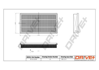 Original Dr!ve+ Engine air filter DP1110.10.0787 for MERCEDES-BENZ SPRINTER