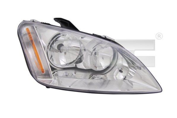 TYC 20-0477-15-2 Headlight Right, H7, H1, for right-hand traffic, with electric motor