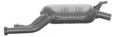 original MERCEDES-BENZ T2/L Box Body / Estate Middle silencer VEGAZ MS-128