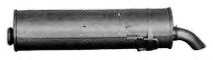 VEGAZ PGS-157 Exhaust silencer PEUGEOT 408 in original quality