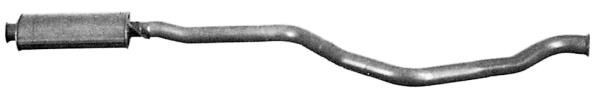 VEGAZ PGS-96 Middle silencer PEUGEOT 405 1988 in original quality