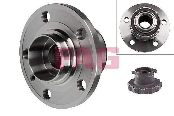 FAG 713610860 Wheel bearing kit 6C0407621A+