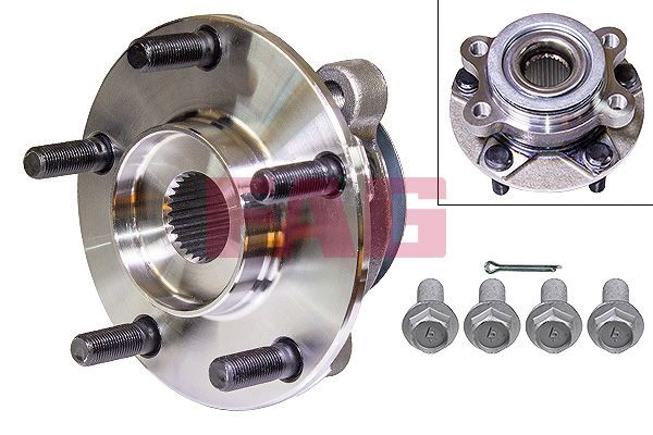Buy Wheel bearing kit FAG 713 6139 10 - Bearings parts NISSAN LEAF online