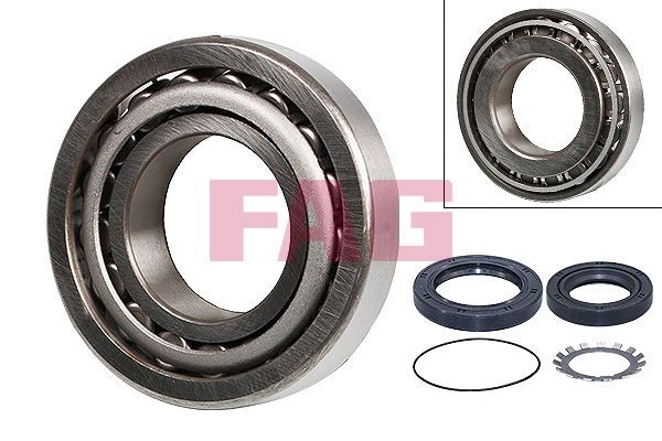 713 6157 00 FAG Wheel bearings MAZDA Photo corresponds to scope of supply, 80 mm