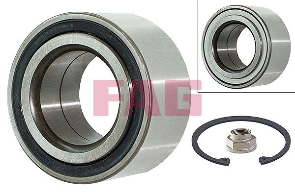 Honda CRX Bearings parts - Wheel bearing kit FAG 713 6170 40