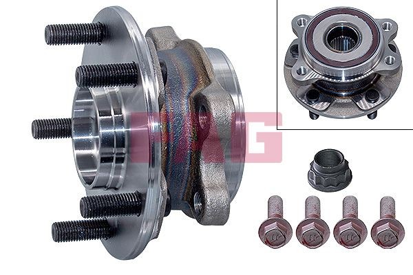 Wheel bearing kit FAG 713 6211 50 - Toyota AURIS Bearings spare parts order
