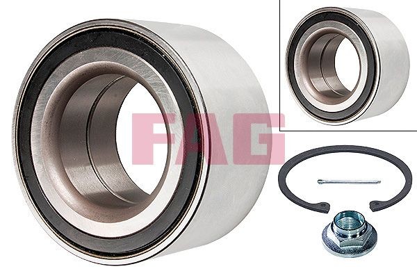 Hyundai GALLOPER Wheel hub bearing kit 2331733 FAG 713 6266 80 online buy