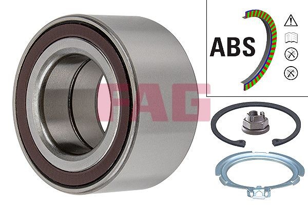 FAG Photo corresponds to scope of supply, 77 mm Inner Diameter: 42mm Wheel hub bearing 713 6308 50 buy