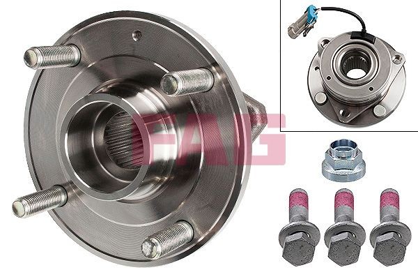 FAG 713 6449 80 Wheel bearing kit Photo corresponds to scope of supply, 139,3, 91,1 mm