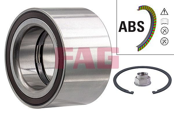FAG 713 6450 40 Wheel bearing kit Photo corresponds to scope of supply, 90 mm