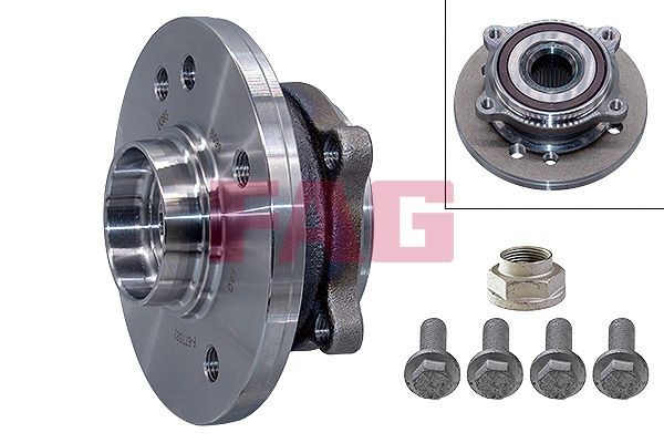 713 6493 50 FAG Wheel hub assembly MINI Photo corresponds to scope of supply, 137,2, 80,8 mm