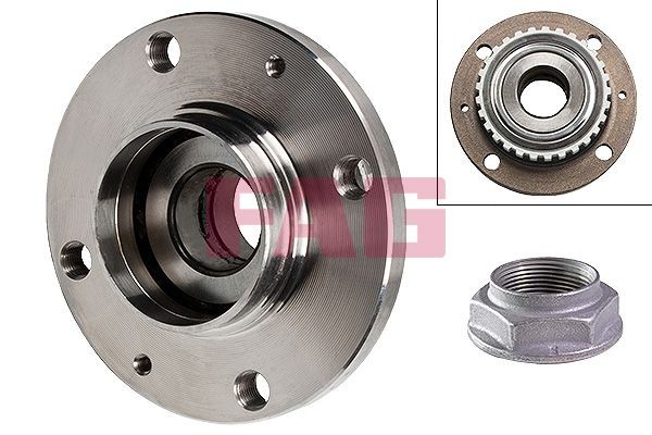 FAG 713 6500 20 Wheel bearing kit Photo corresponds to scope of supply, 128 mm